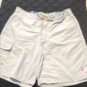 Polo by Ralph Lauren Blue Board Shorts with Drawstring Waist